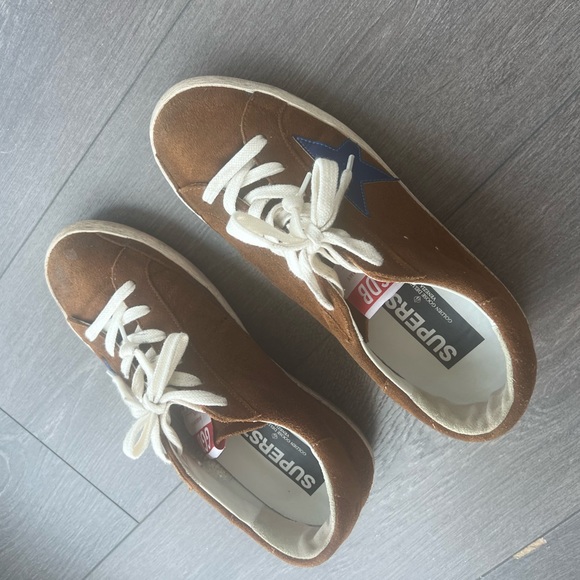 Golden Goose Brown Suede Sneakers size 37 - Picture 3 of 4